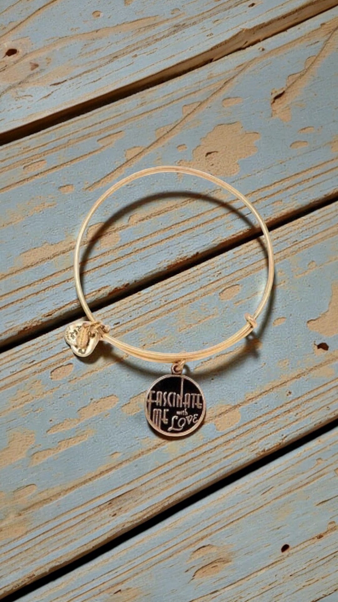 Alex and Ani - ‘Fascinate Me With Love’ Charm Bangle Bracelet