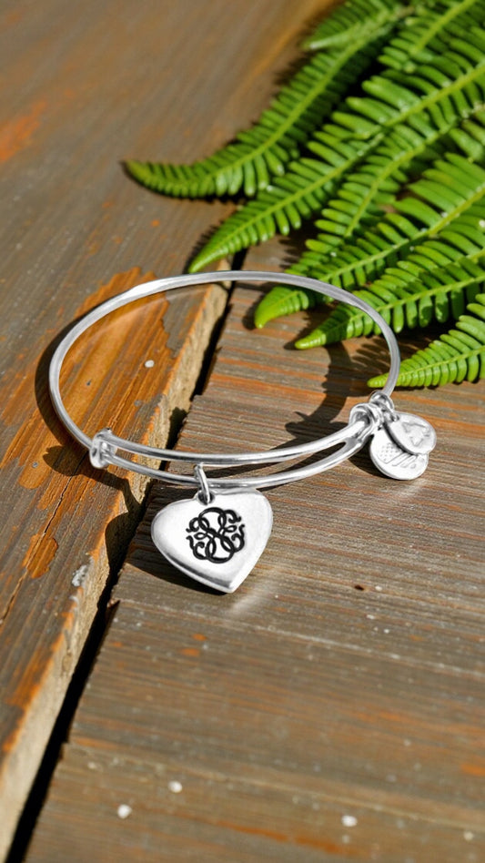 Alex and Ani - Path of Life® Heart Charm Bangle