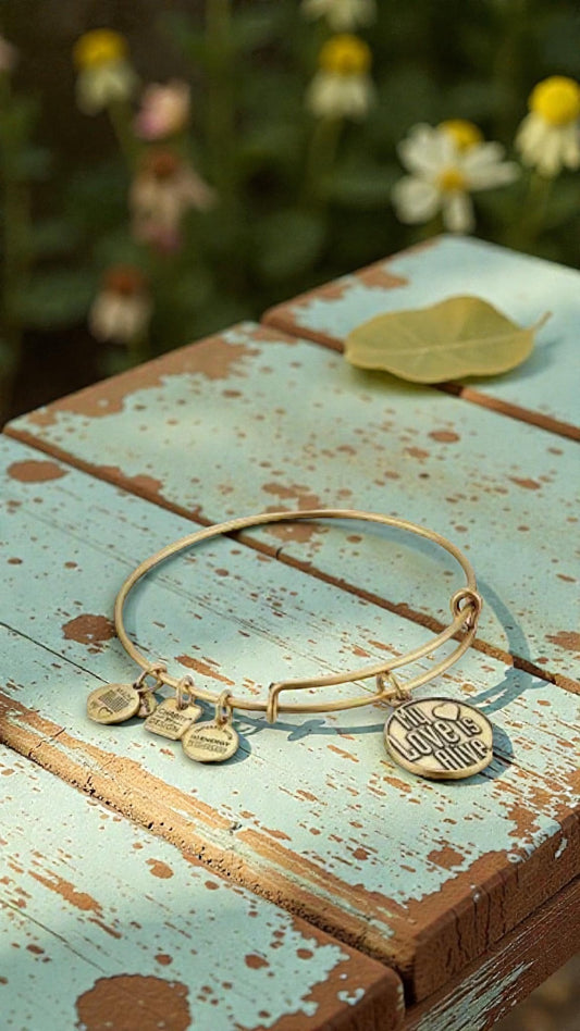 Alex and Ani - My Love Is Alive Charm Bangle Bracelet, Charity By Design