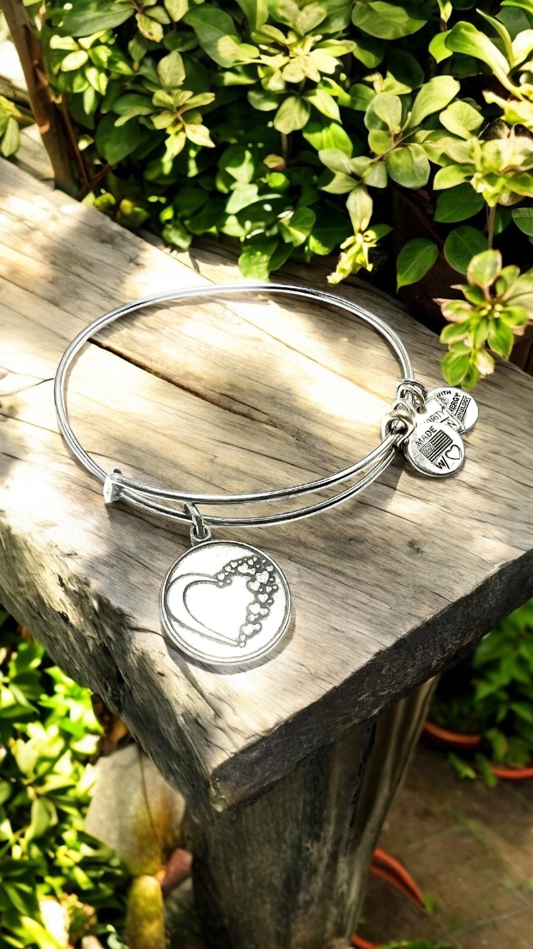 Alex and Ani - Whole Heart Charm Bangle Bracelet, Charity by Design