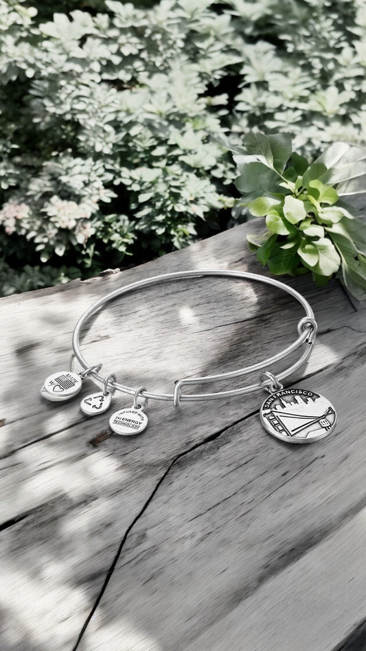 Alex and Ani - San Francisco Charm Bangle Bracelet