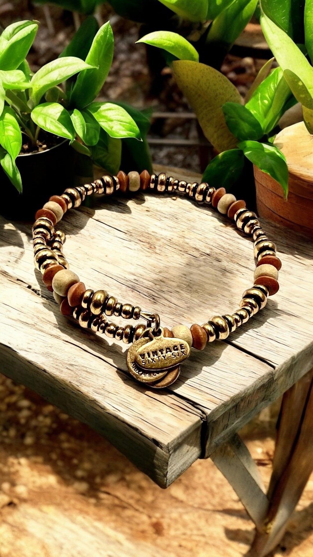 Alex and Ani - ‘Dune’ Vintage Sixty-Six Bangle Bracelet Wrap
