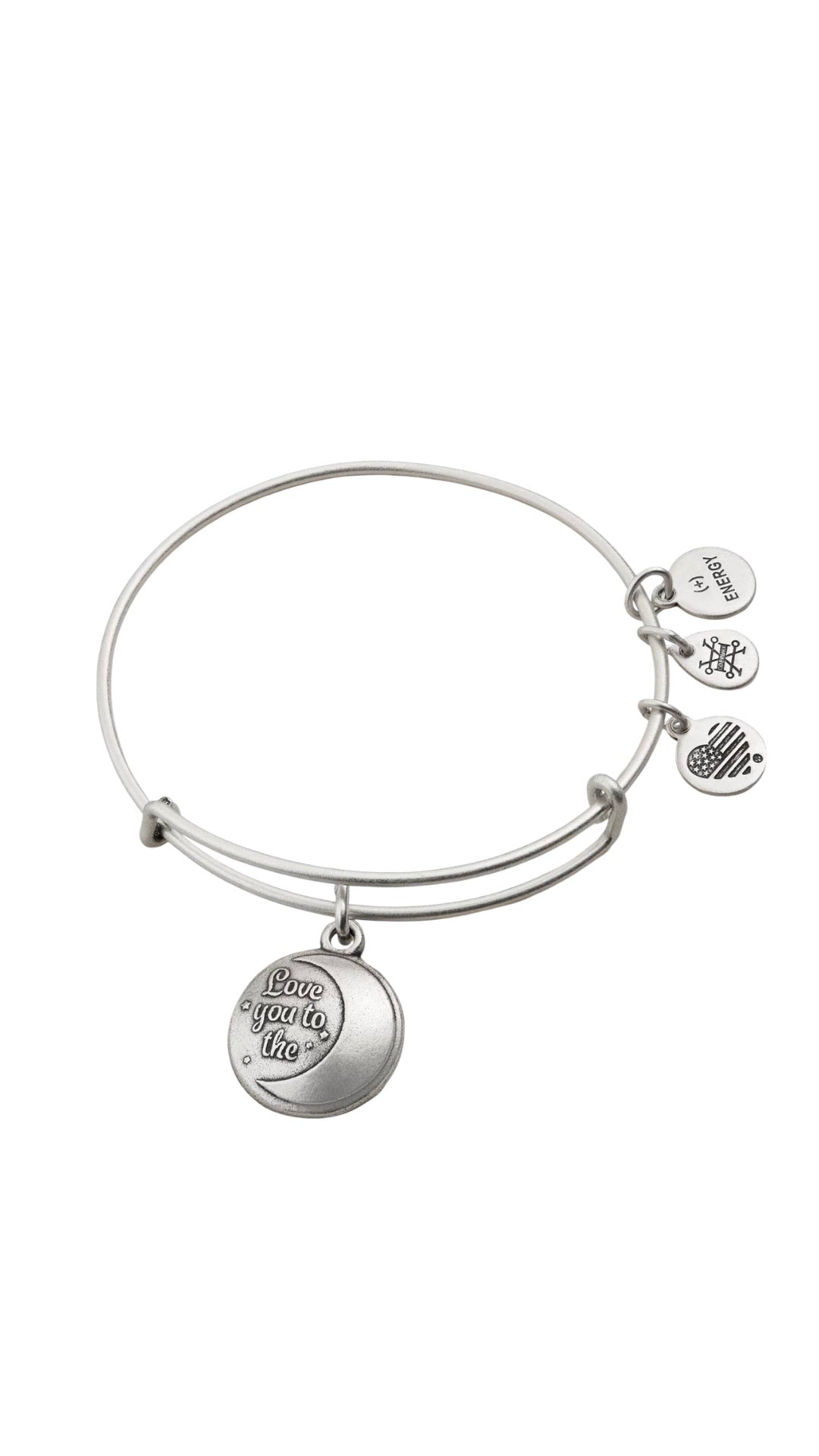 Alex and Ani - ‘I Love You To The Moon’ Charm Bangle Bracelet