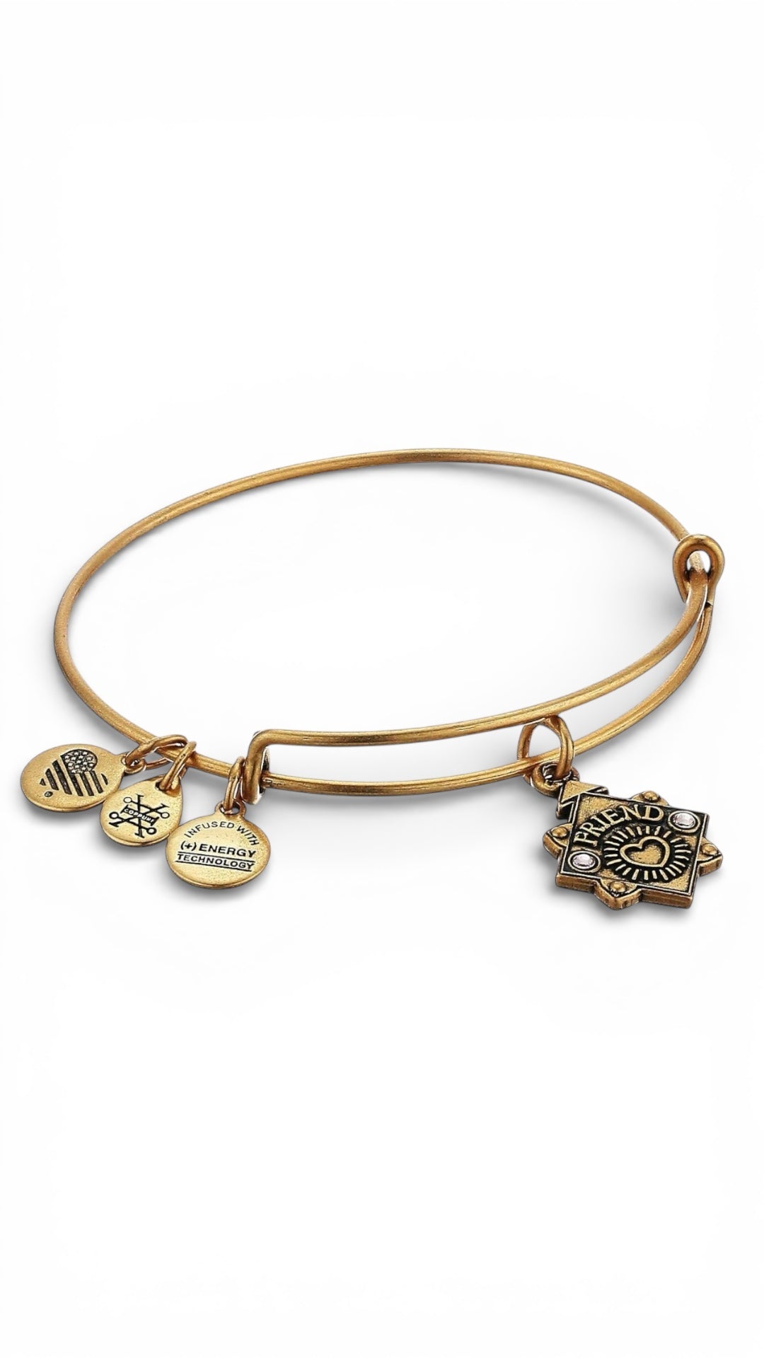 Alex and Ani - Because I Love You, Friend Charm Bangle Bracelet