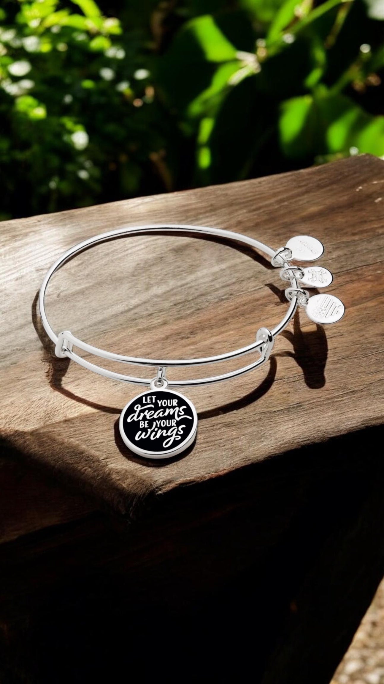 Alex and Ani - Let Your Dreams Be Your Wings Charm Bangle Bracelet