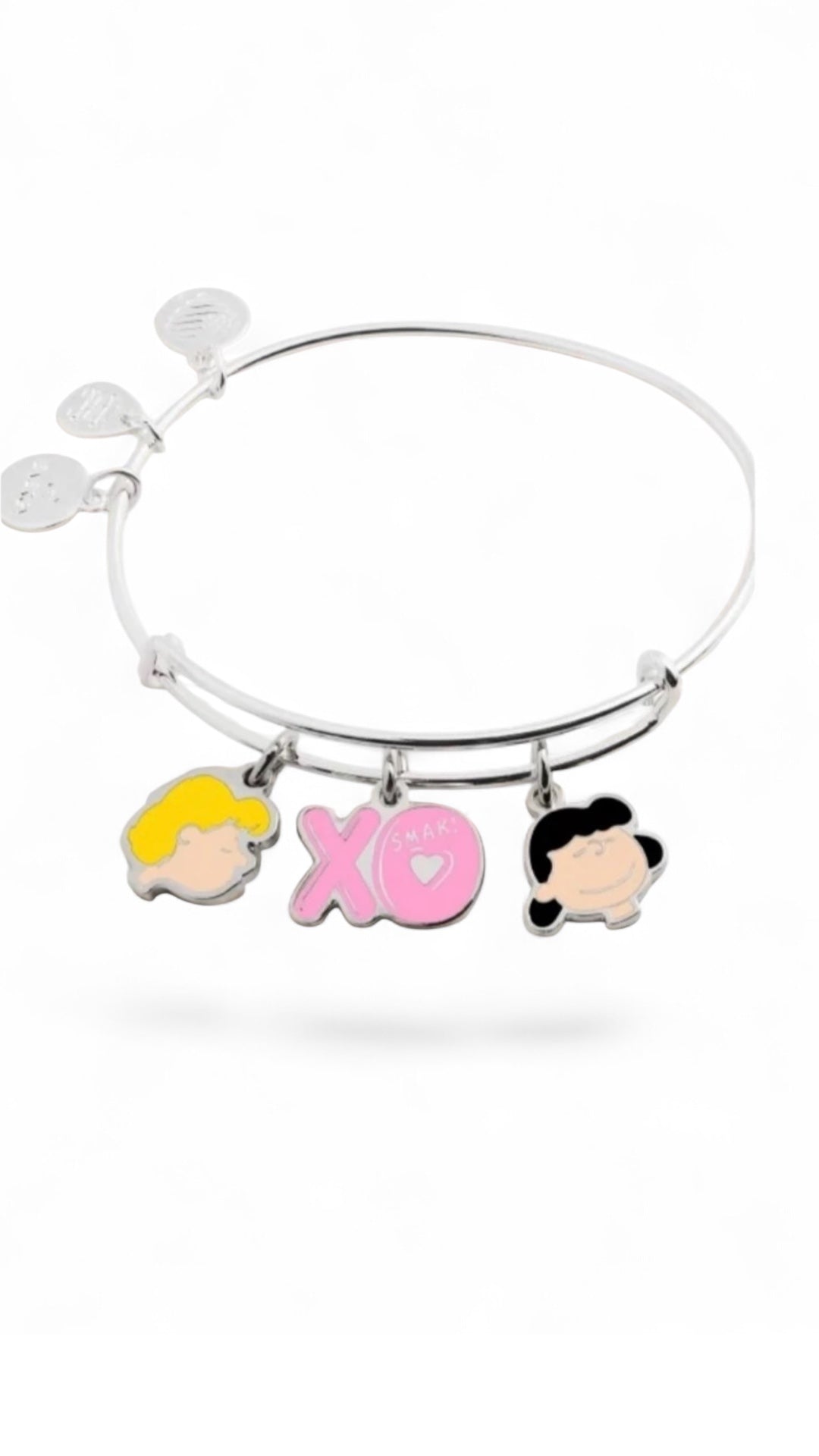 Alex and Ani - Peanuts XO SMAK Trio Charm Bangle Bracelet