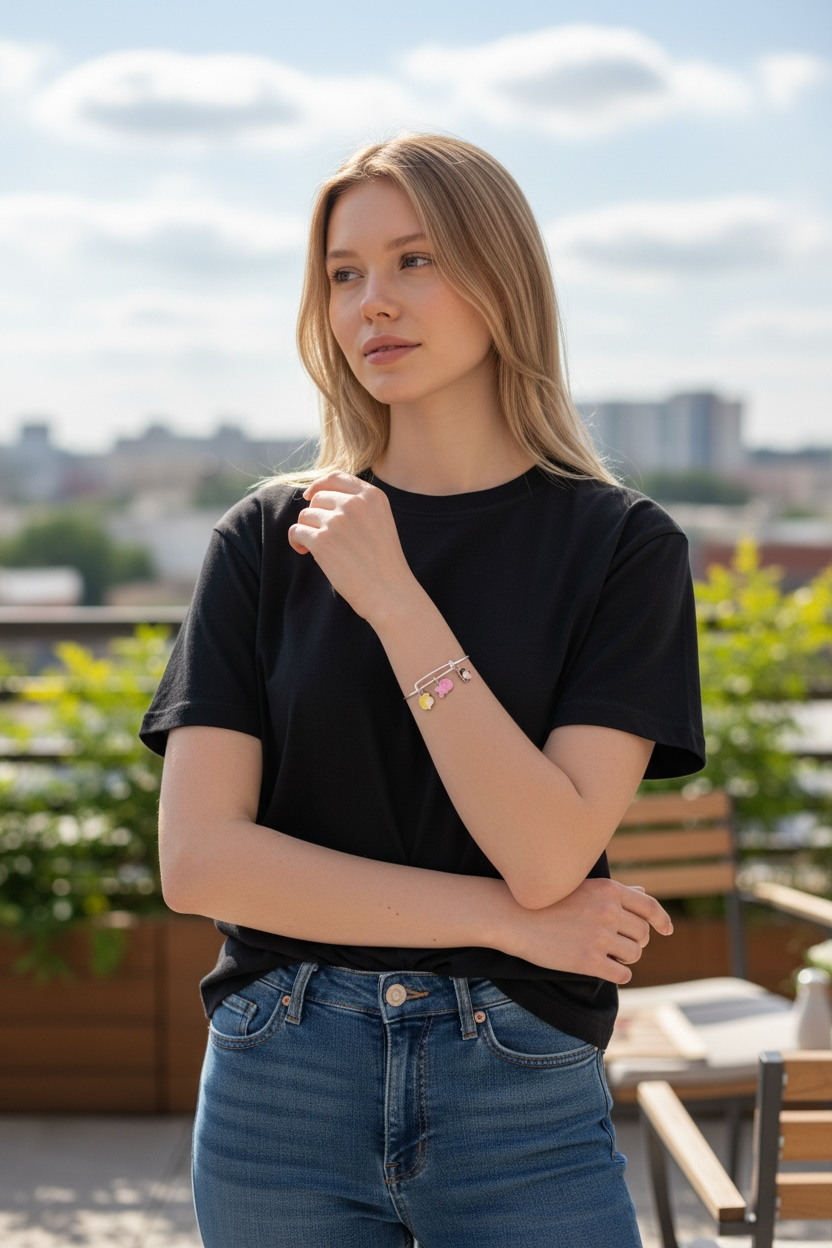 Alex and Ani - Peanuts XO SMAK Trio Charm Bangle Bracelet