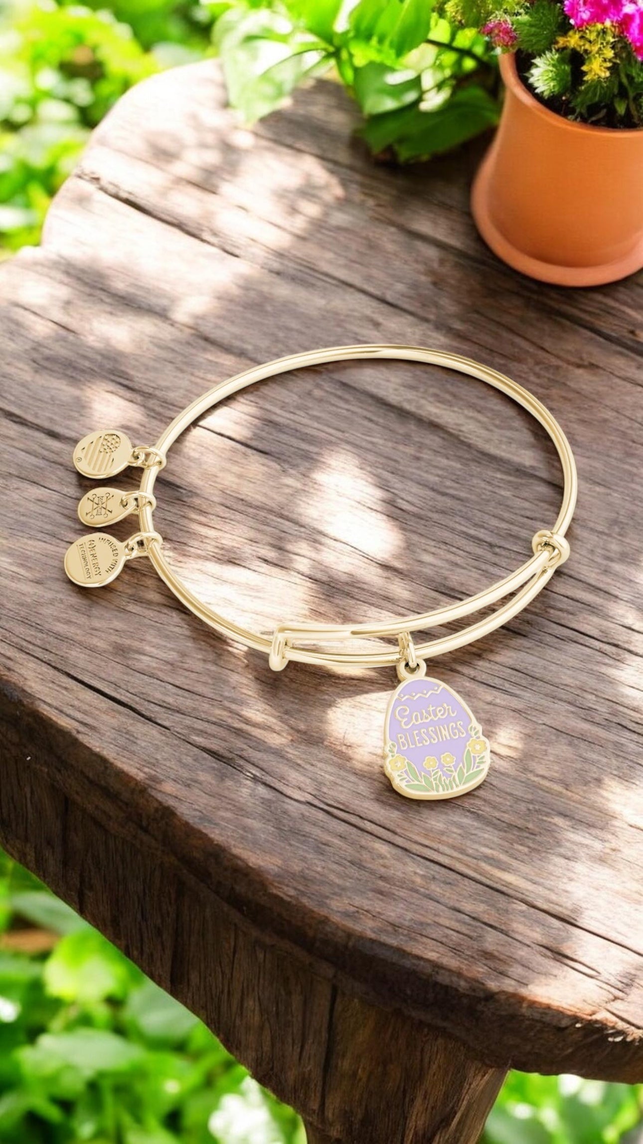 Alex and Ani - Easter Blessings Charm Bangle Bracelet