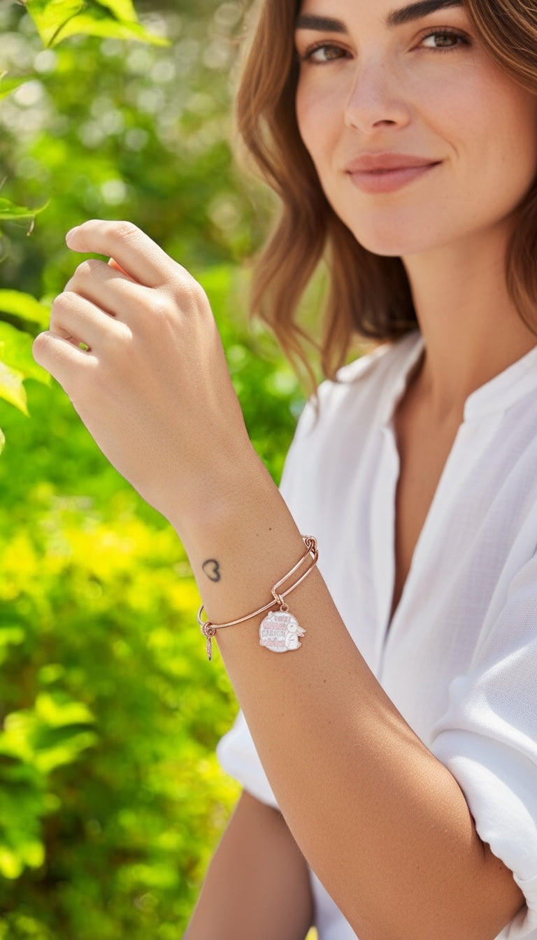 Alex and Ani - Bunny Kisses And Easter Wishes Charm Bangle Bracelet