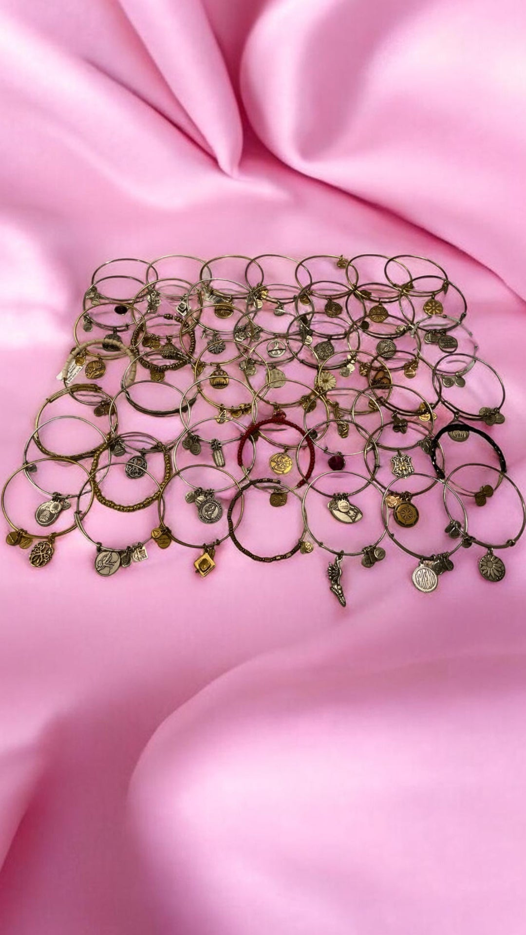 Alex and Ani ‘Mystery Box’ of 10 Various Bangles, Beaded Bracelets Vintage Sixty Six - Free Shipping