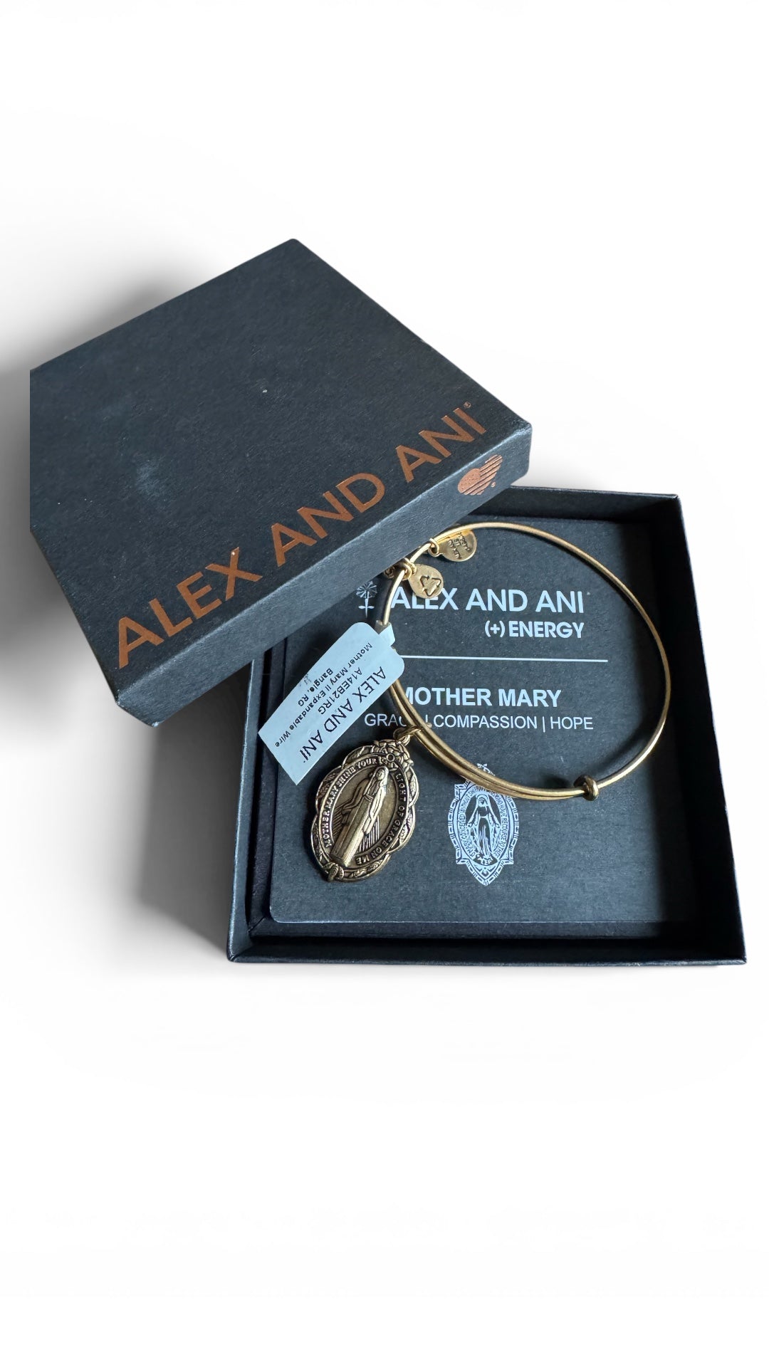 Alex and Ani - Mother Mary, Spiritual, & Religious Charm Bangle Bracelet - 2 Styles