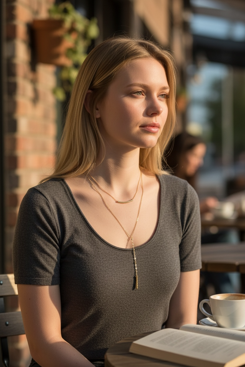 Chan Luu - Double Strand 18k Gold over Sterling Silver with Micro Mini Citrine beads