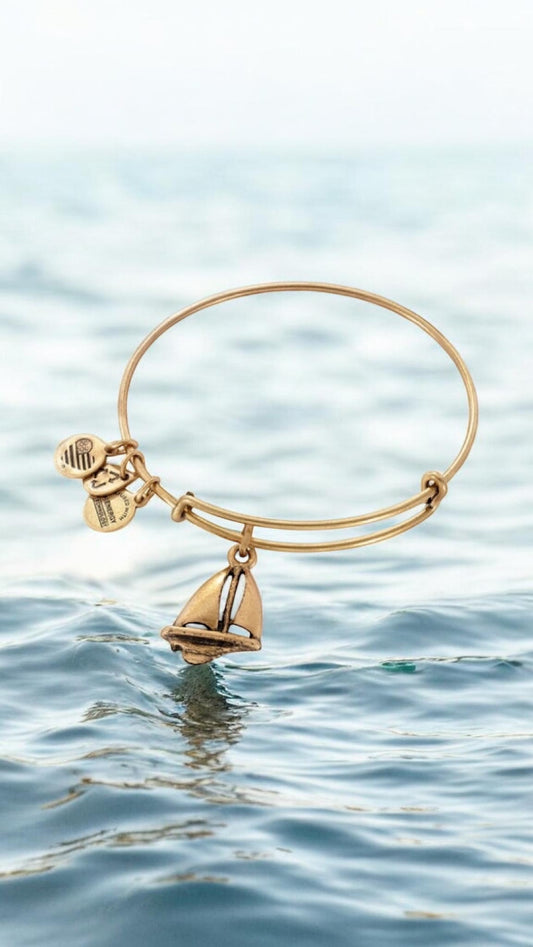 Alex and Ani - Sailboat Charm Bangle Bracelet