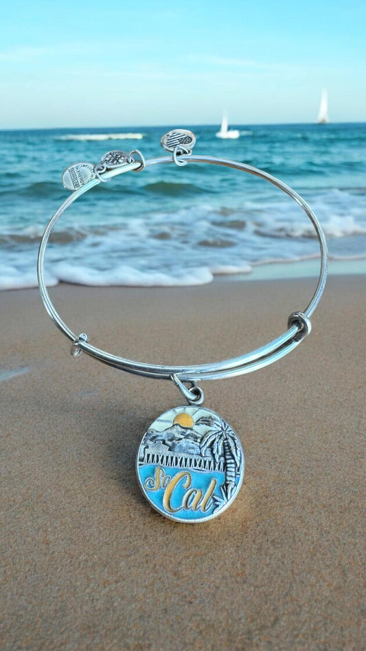 Alex and Ani - Places We Love So Cal Charm, Destination Bangle Bracelet