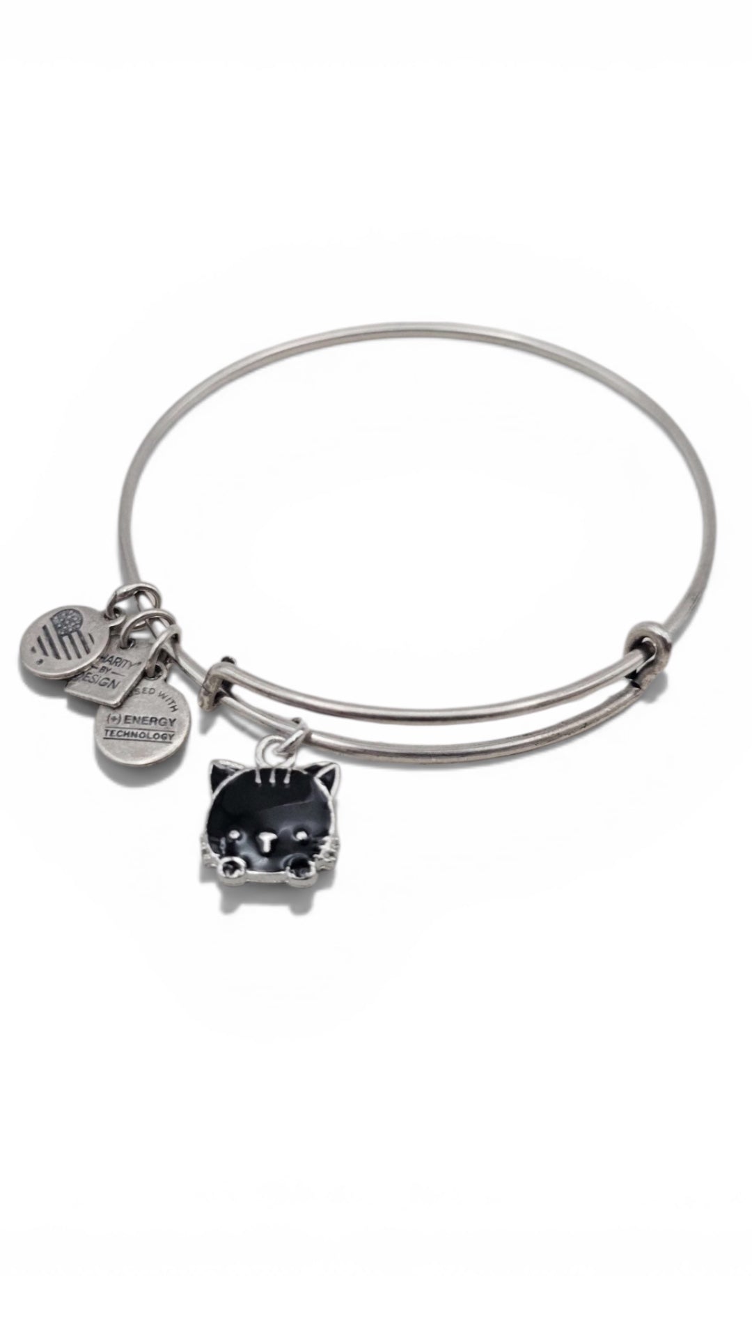 Alex and Ani - Cat Charm Bangle Bracelet Three Different Colors, Your Choice