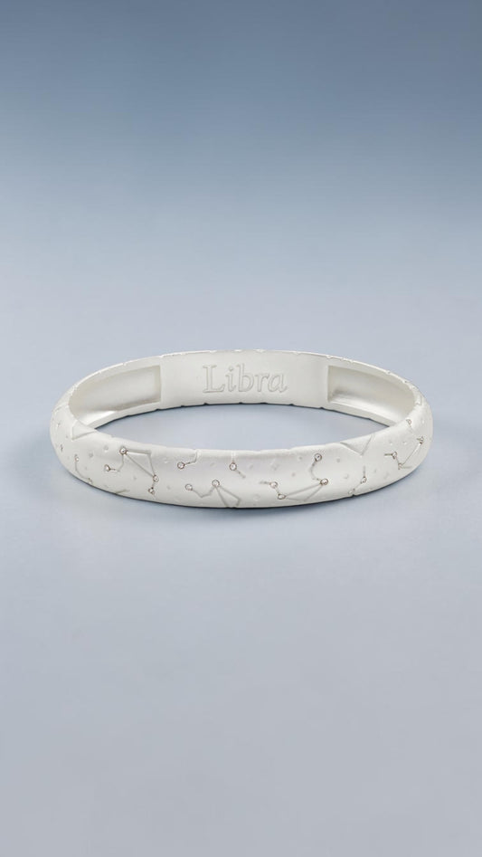 Alex and Ani - Libra, September 23 – October 22, Zodiac Hinged Bangle Bracelet, NWT+Card & Box