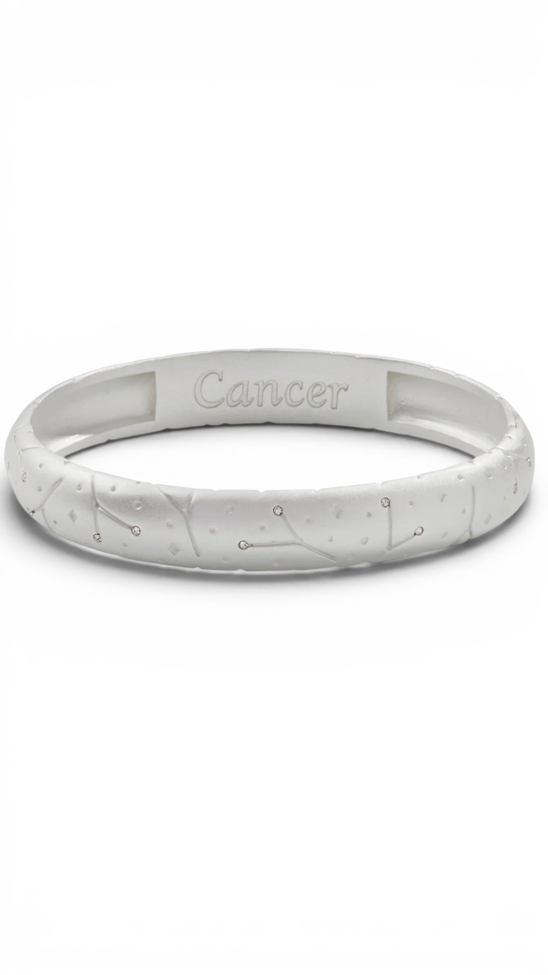 Alex and Ani - Cancer, June 21 – July 22, Zodiac Hinged Bangle Bracelet, NWT+Card & Box