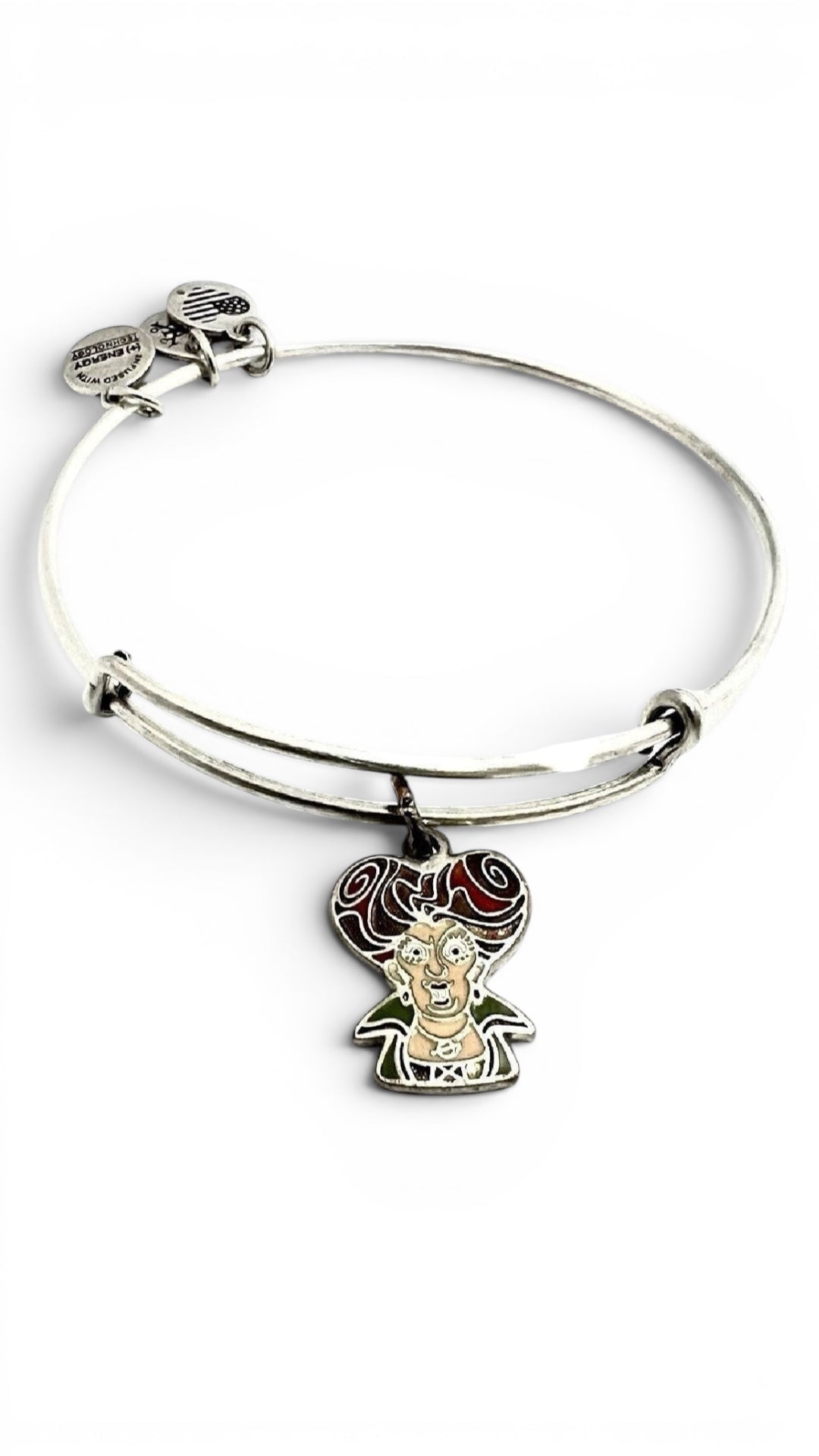 Alex and Ani - Park Exclusive, Mickey’s Not So Scary Halloween Party, Hocus Pocus Villain, Winifred Charm Bangle Bracelet