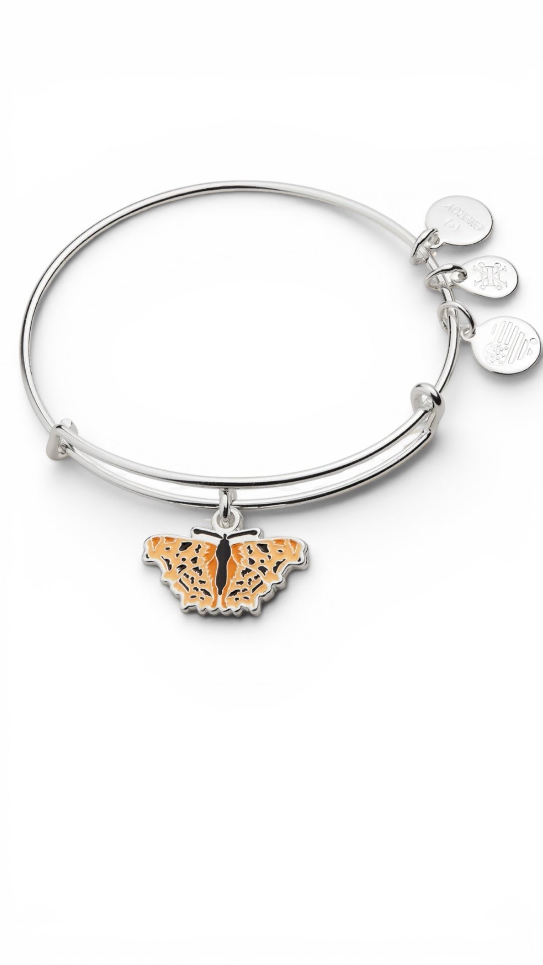 Alex and Ani - Comma Butterfly Charm Bangle Bracelet