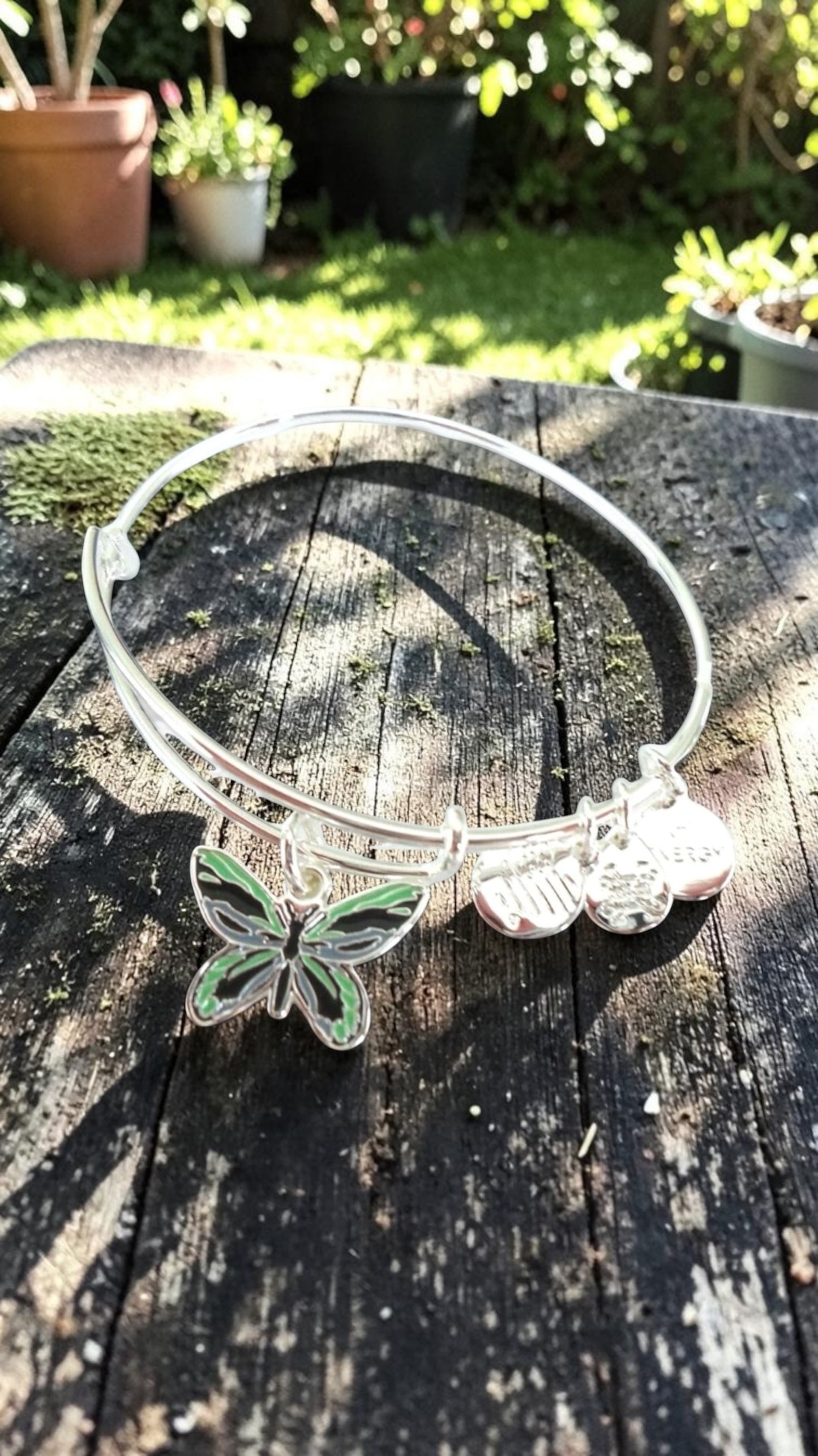 Alex and Ani - Queen Alexandra Birdwing Butterfly Bangle Bracelet