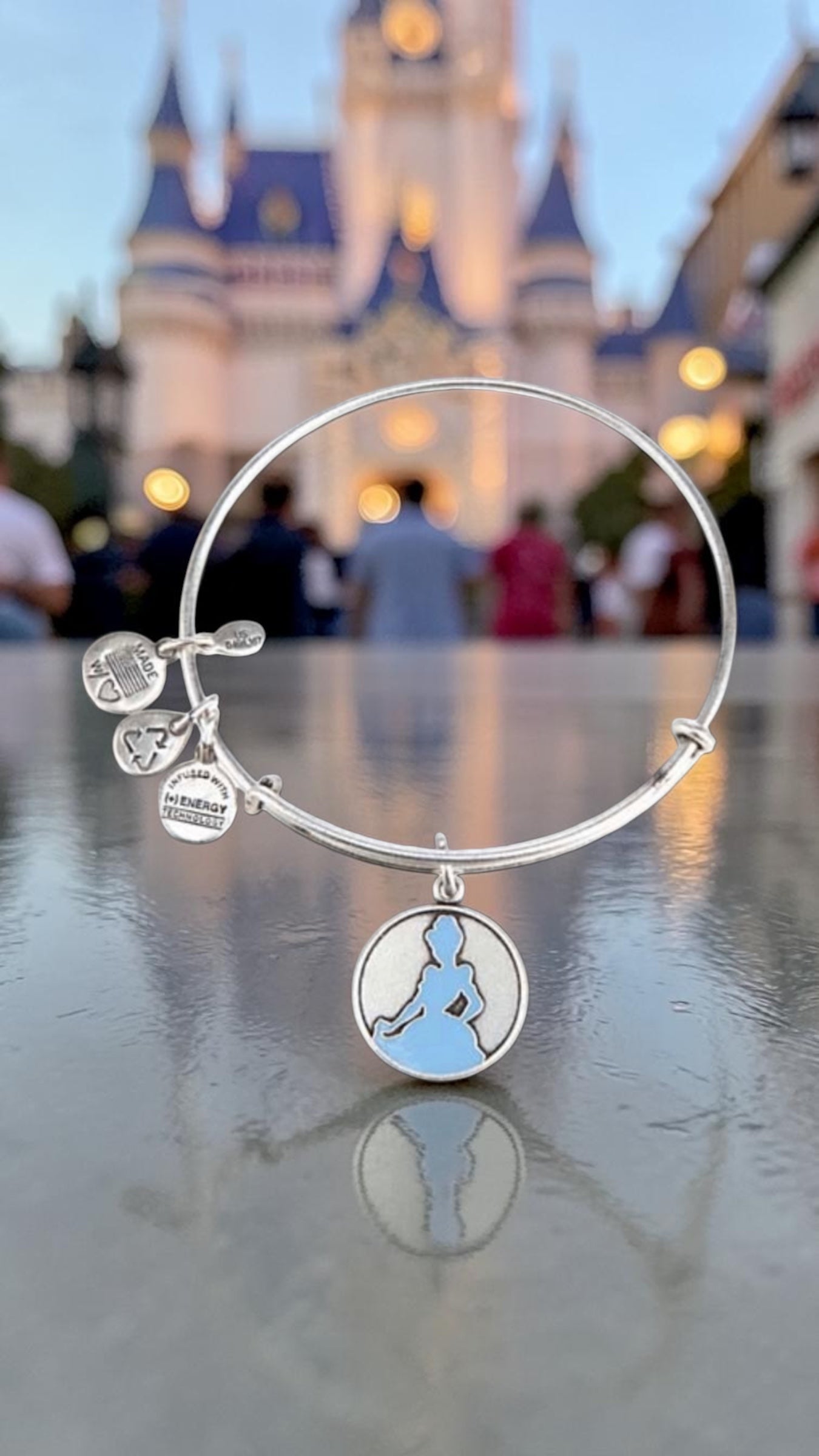 Alex and Ani - Park Exclusive Cinderella Charm Bangle Bracelet