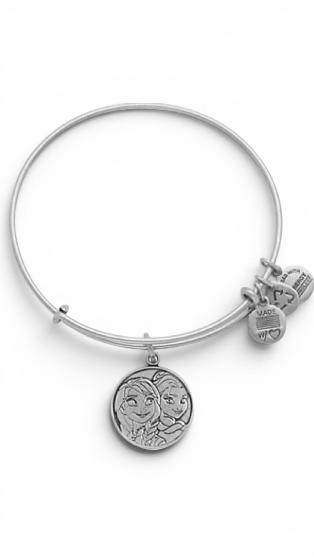 Alex and Ani - Park Exclusive Elsa and Anna, Frozen Charm Bangle Bracelet