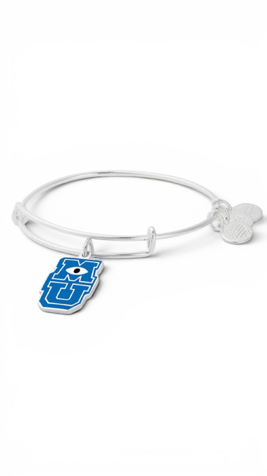 Alex and Ani - Disney Exclusive Monster University Bangle Bracelet, Shiny Silver, NWT in the Box