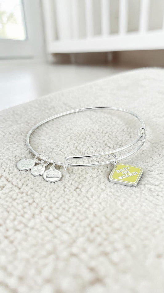 Alex and Ani - Baby On Board Charm Bangle Bracelet