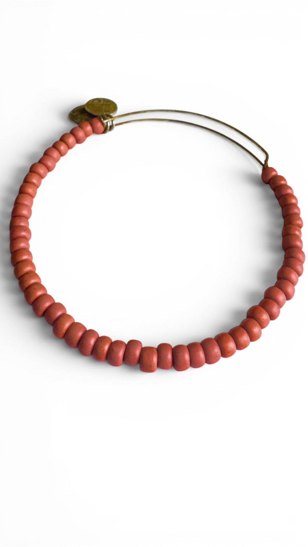 Alex and Ani - Life on Mars, Matte Red Beaded Bangle Bracelet