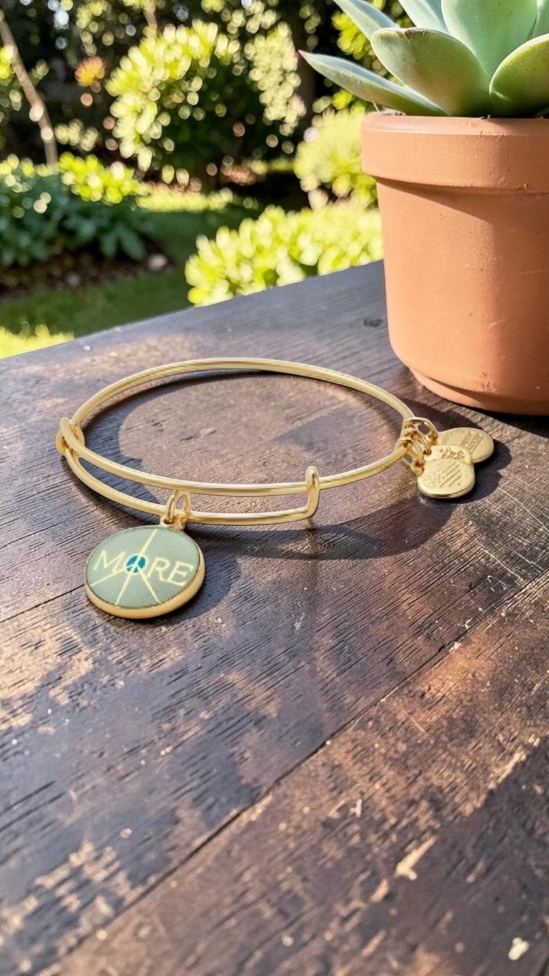 Alex and Ani - More Peace Charm Bracelet Bangle
