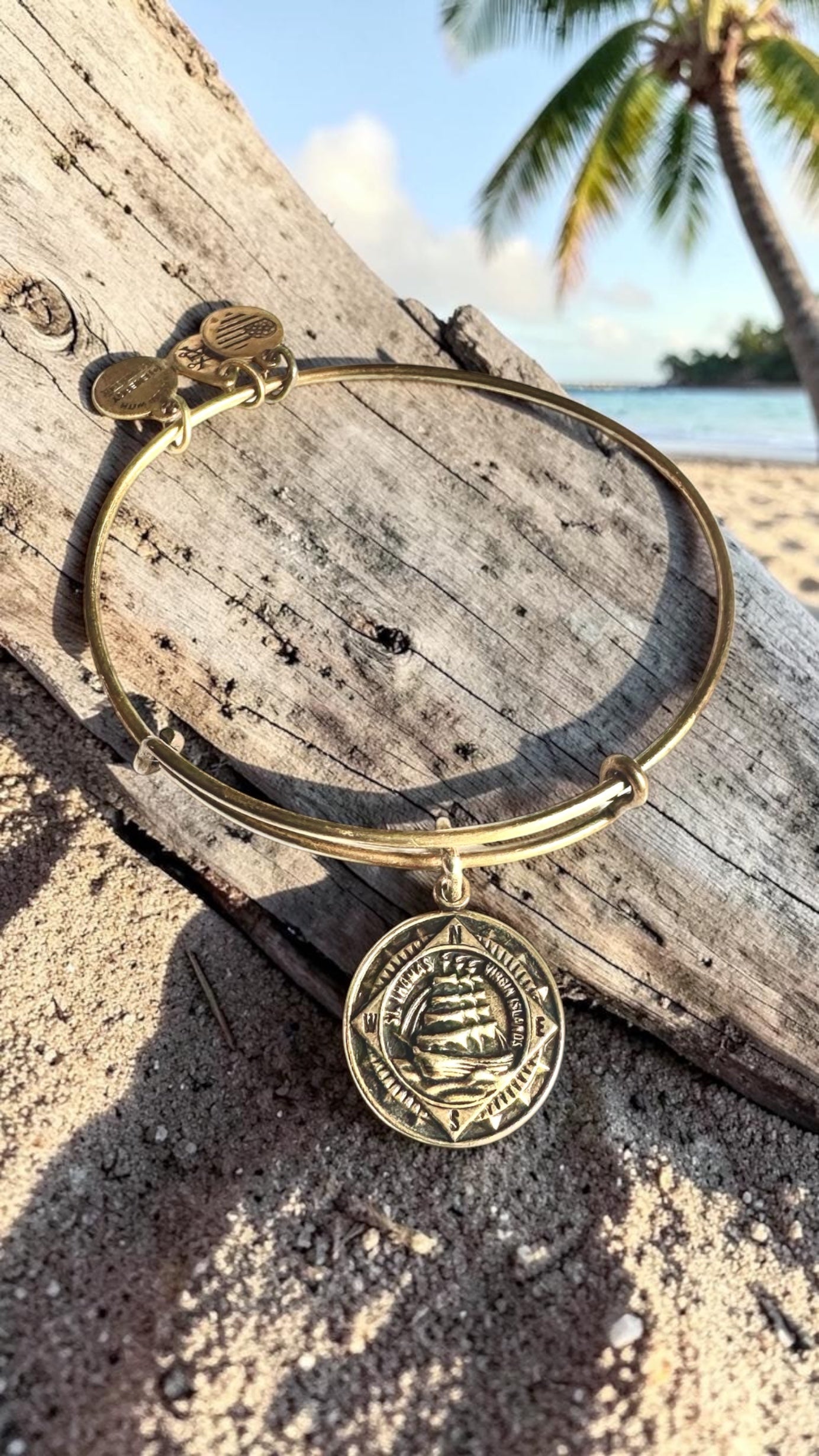 Alex and Ani - St. Thomas Charm Destination Bangle Bracelet - 2 Styles