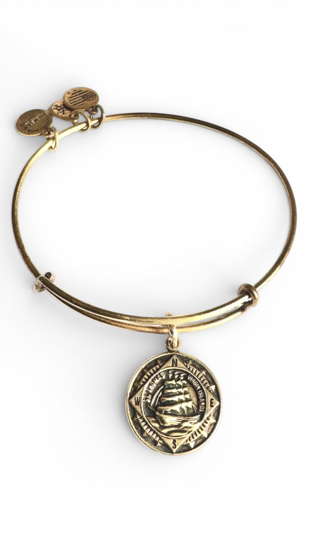 Alex and Ani - St. Thomas Charm Destination Bangle Bracelet - 2 Styles