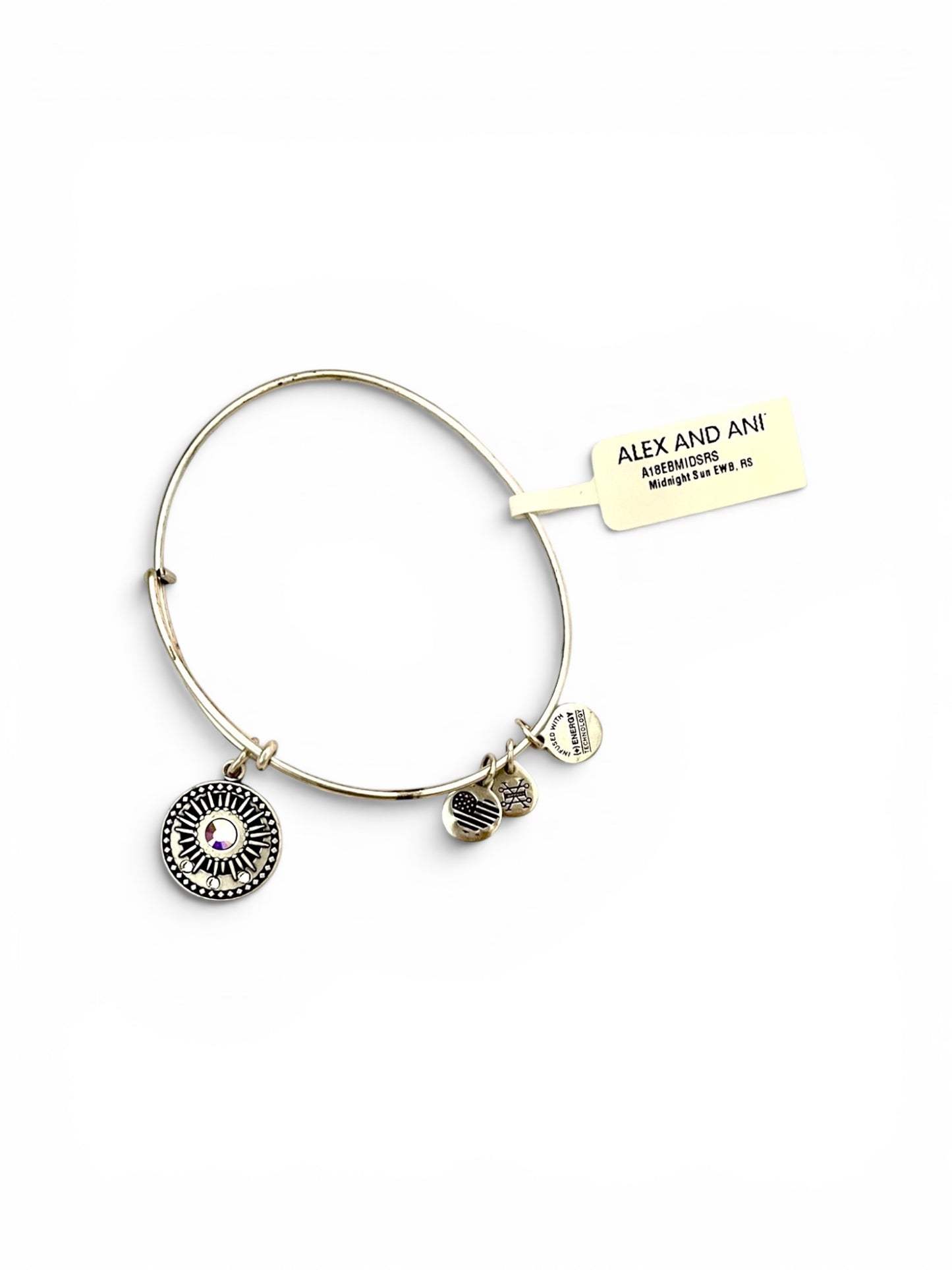 Alex and Ani - Midnight Sun Charm Charm Bangle Bracelet