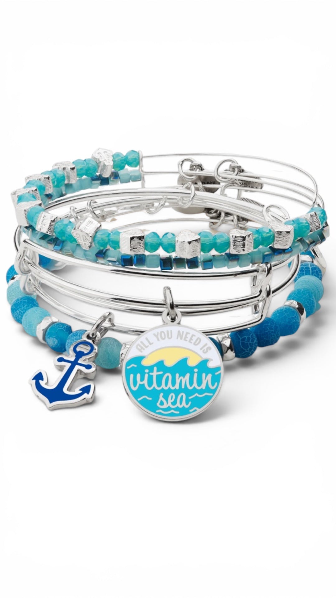 Alex and Ani - Vitamin Sea Bangle Bracelet Set