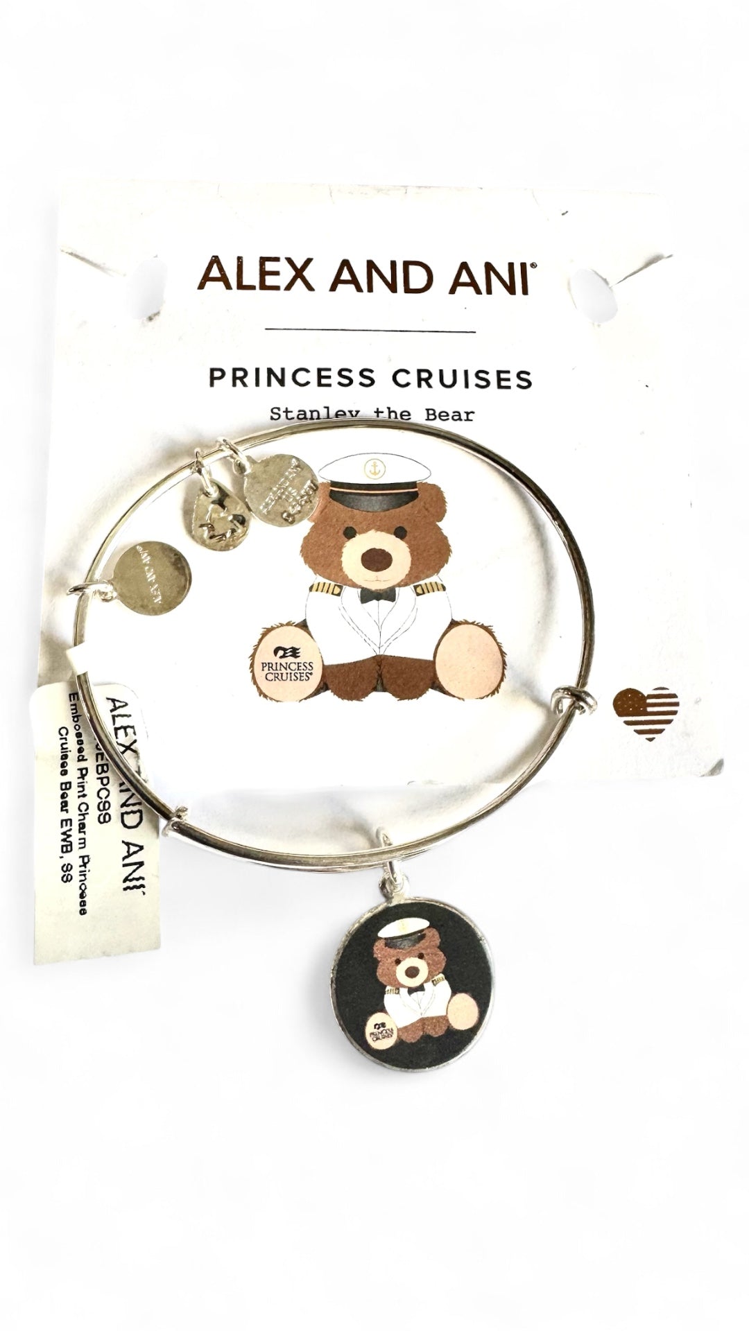 Alex and Ani - Stanley the Bear Charm Bangle Bracelet