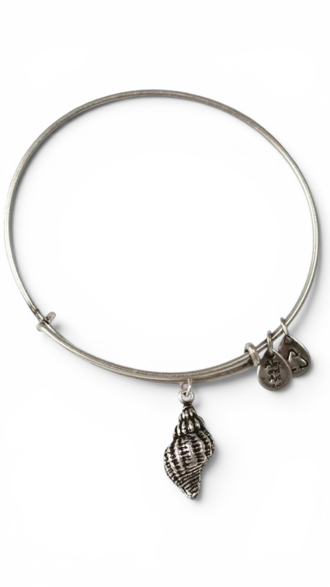 Alex and Ani - Conch Shell Charm Bangle Bracelet