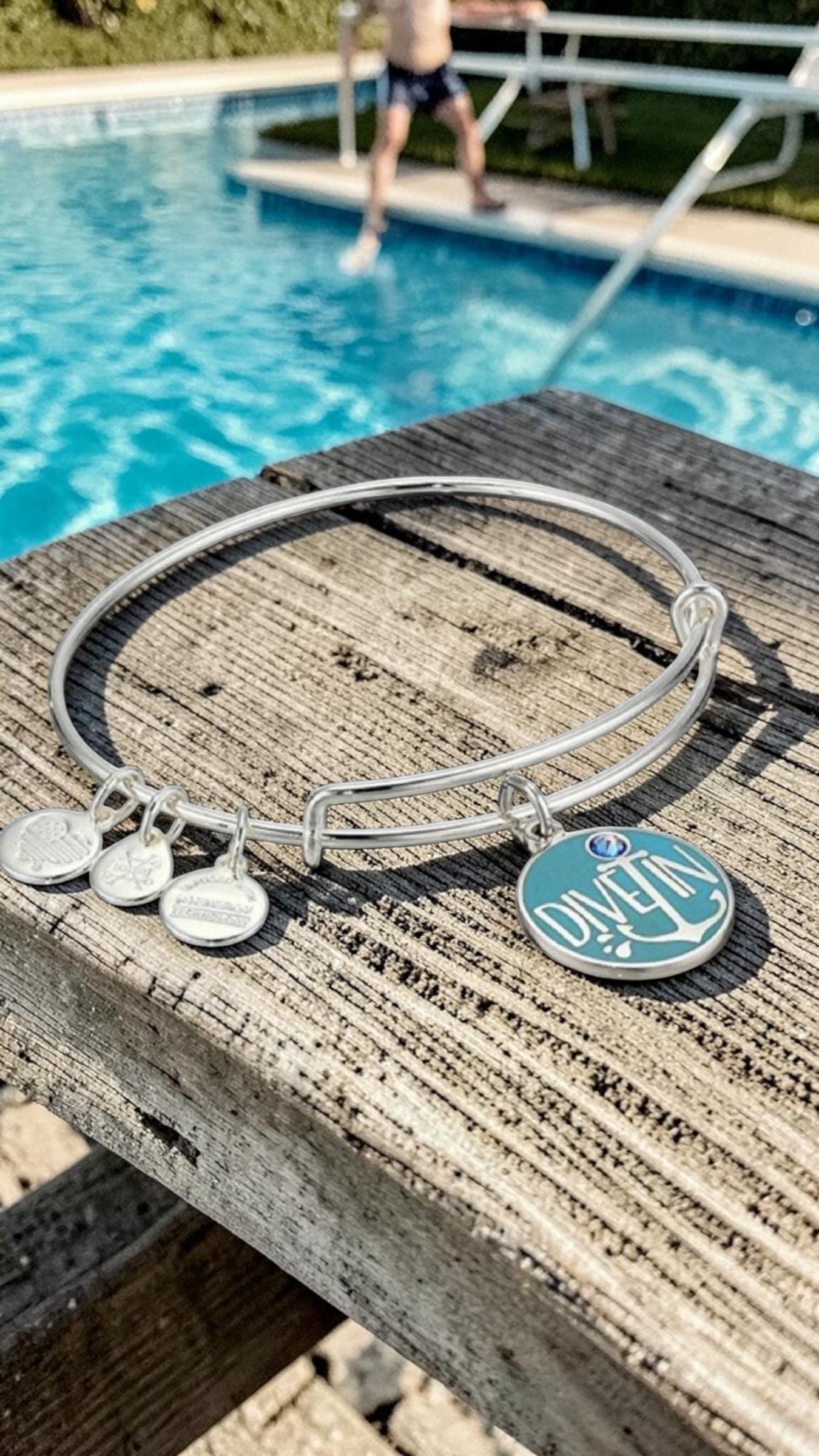 Alex and Ani - “Dive In” Charm Bangle Bracelet