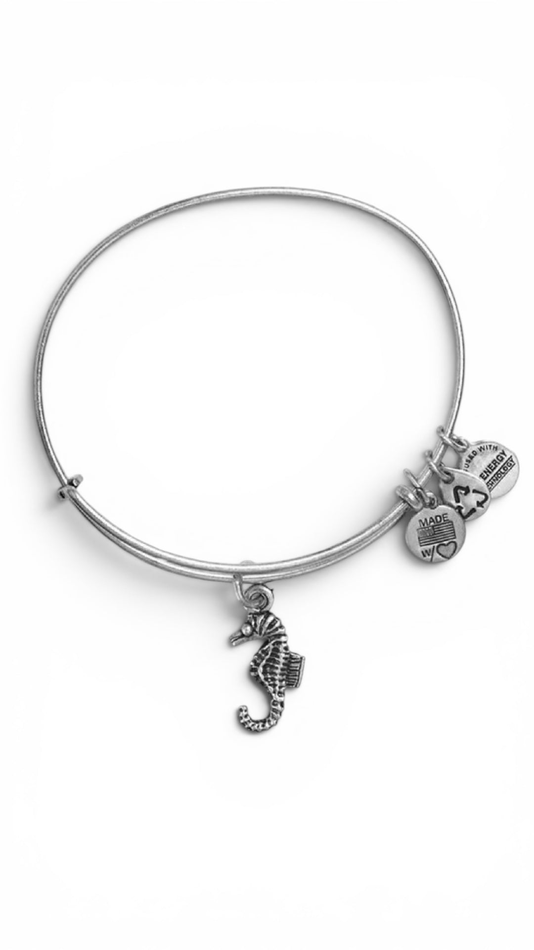 Alex and Ani - Seahorse Charm Bangle Bracelet