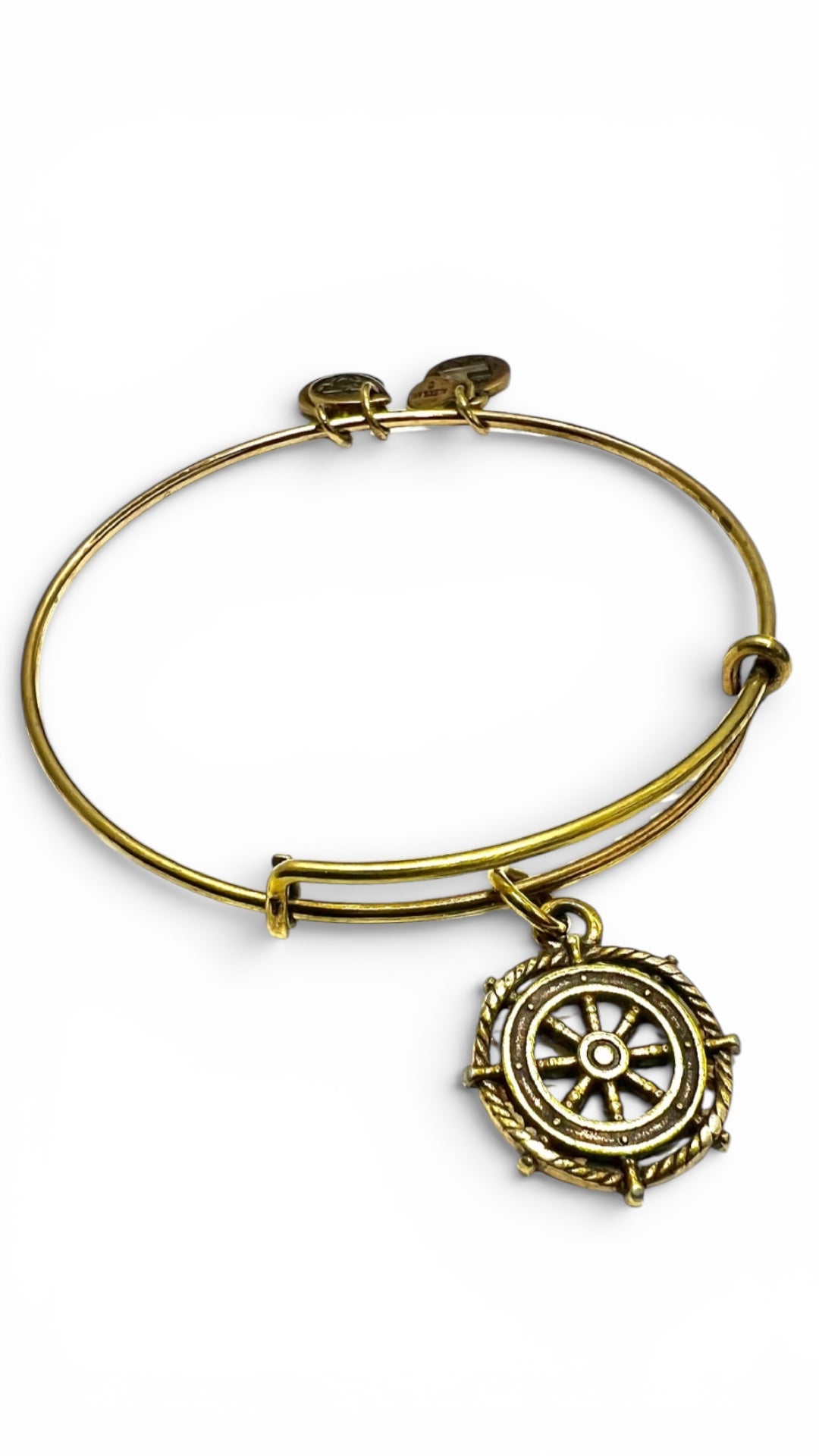 Alex and Ani - Take the Wheel Charm, Charity By Design, Bangle Bracelet