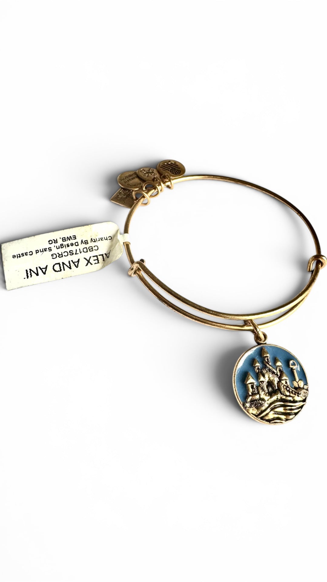 Alex and Ani - Alex and Ani Sandcastle Charm Bangle Bracelet