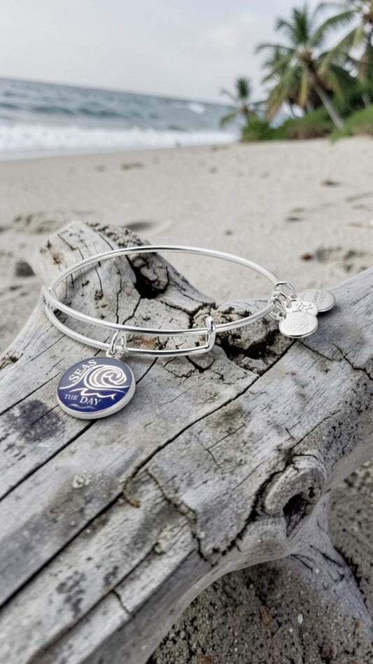 Alex and Ani - Seas the Day Charm Bangle Bracelet