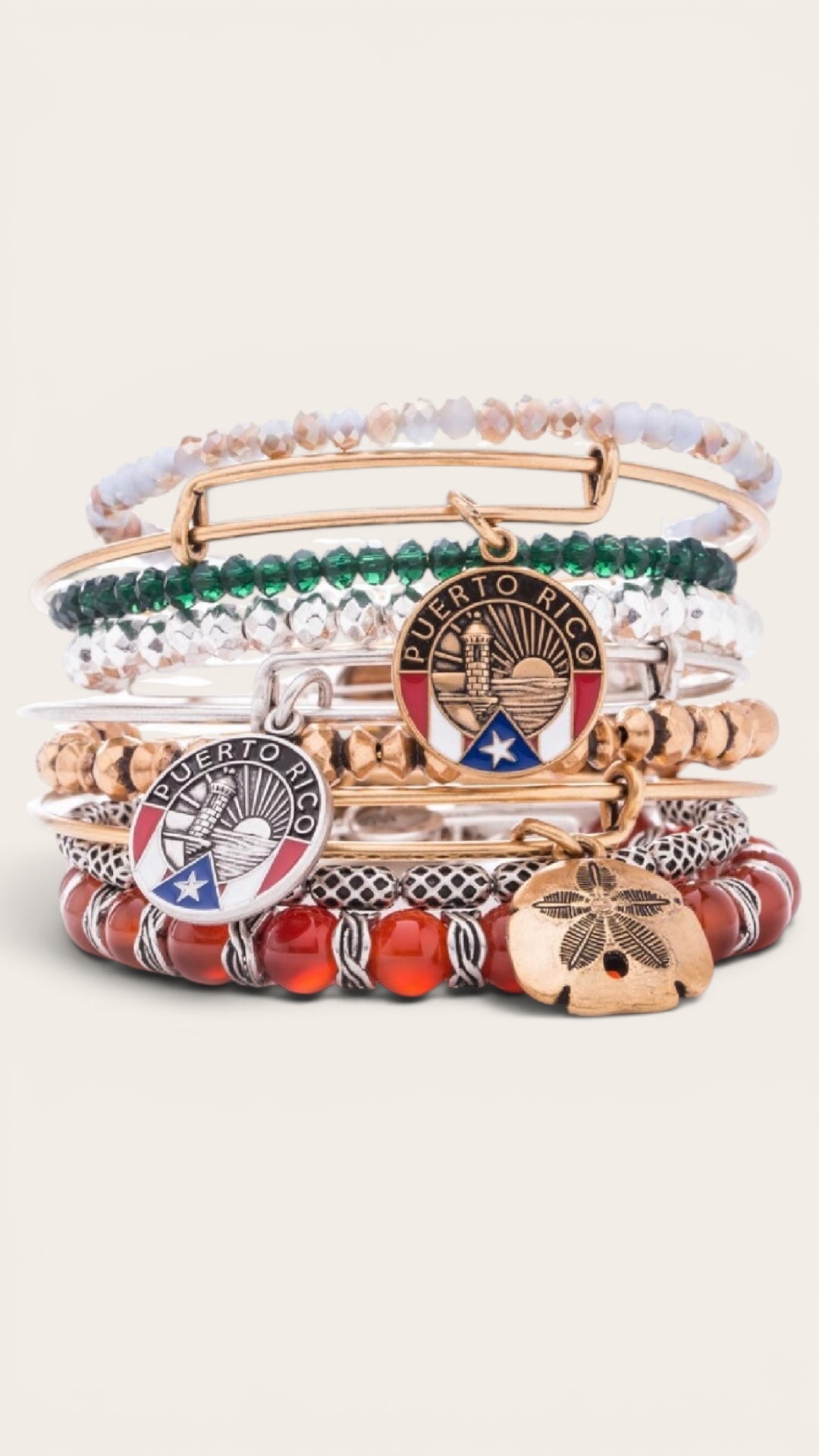 Alex and Ani - Sand Dollar Charm Bangle Bracelet