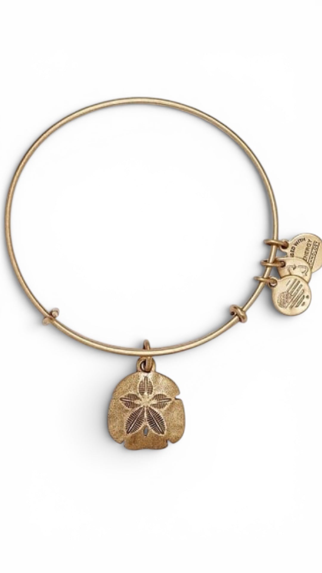 Alex and Ani - Sand Dollar Charm Bangle Bracelet