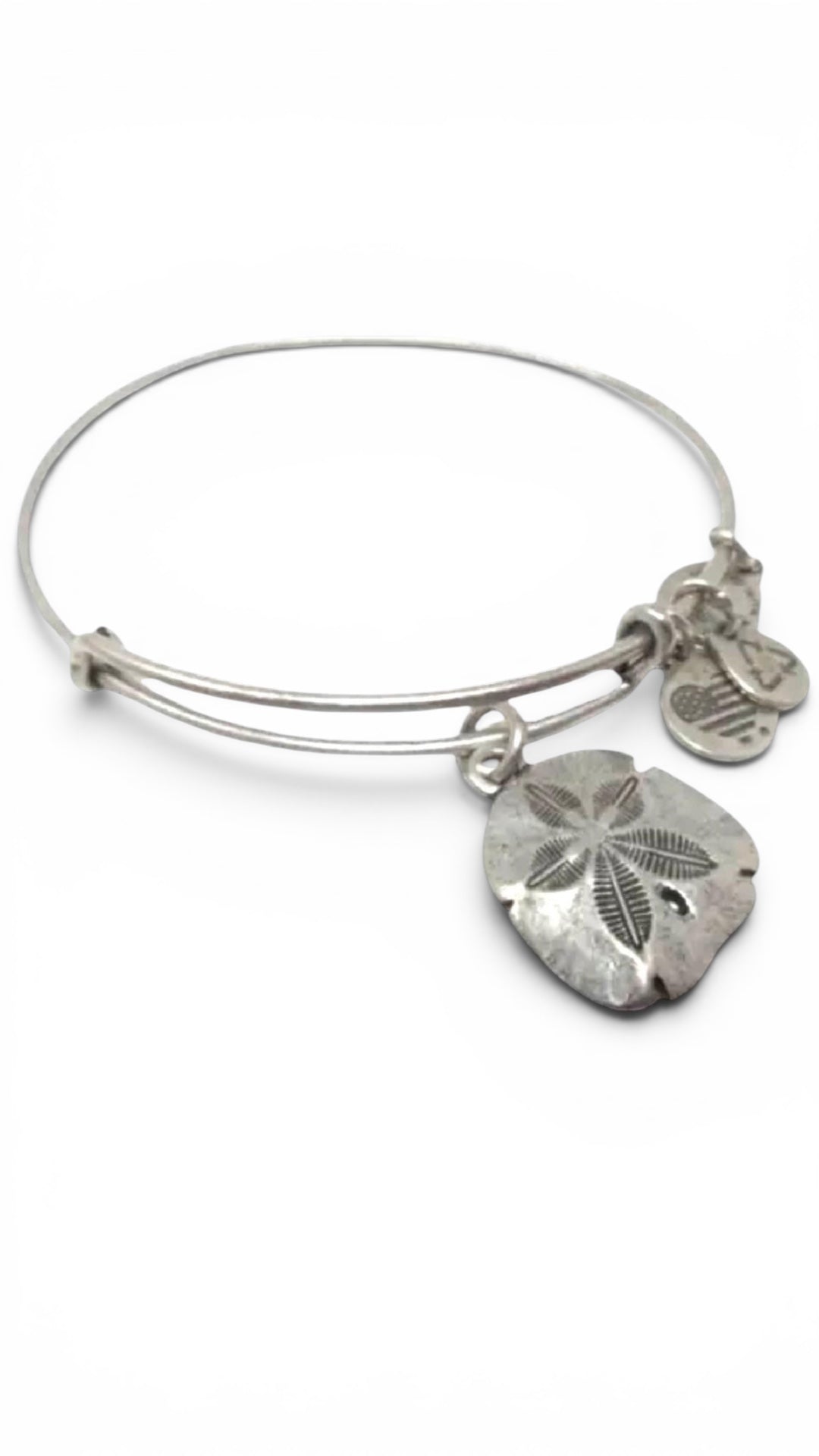 Alex and Ani - Sand Dollar Charm Bangle Bracelet