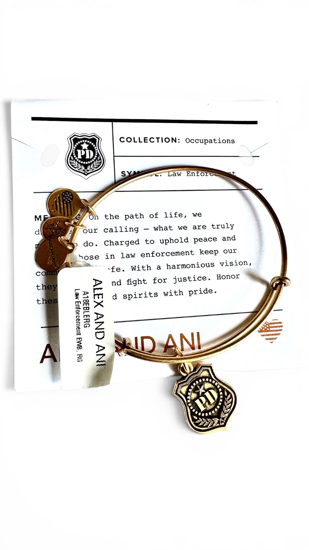 Alex and Ani - Professional Law Enforcement Bangle Bracelet