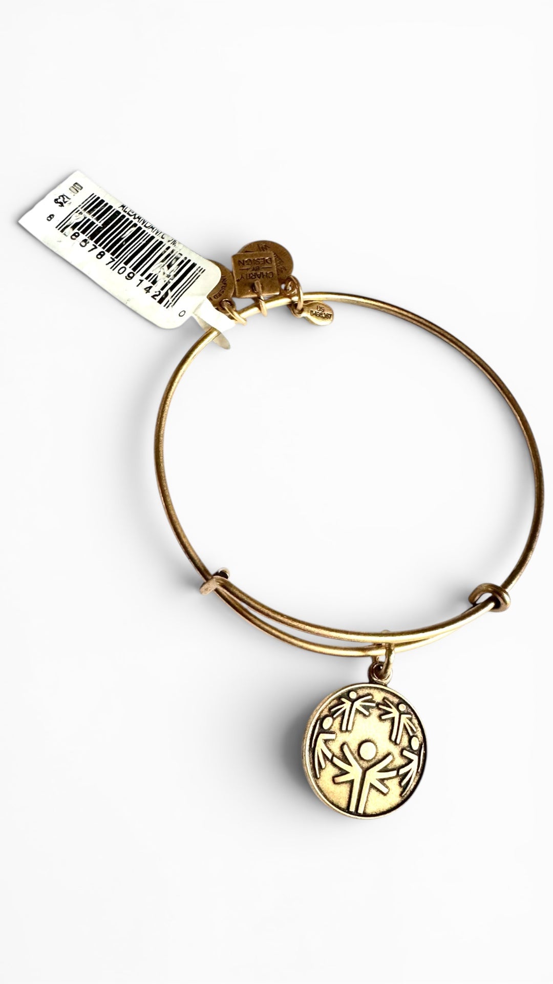 Alex and Ani - Power of Unity “Let Me Win”Charm Bangle Bracelet