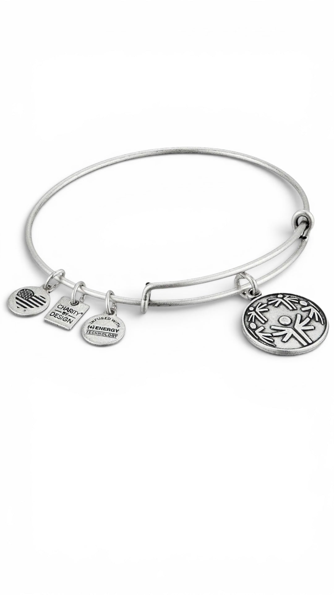 Alex and Ani - Power of Unity “Let Me Win”Charm Bangle Bracelet