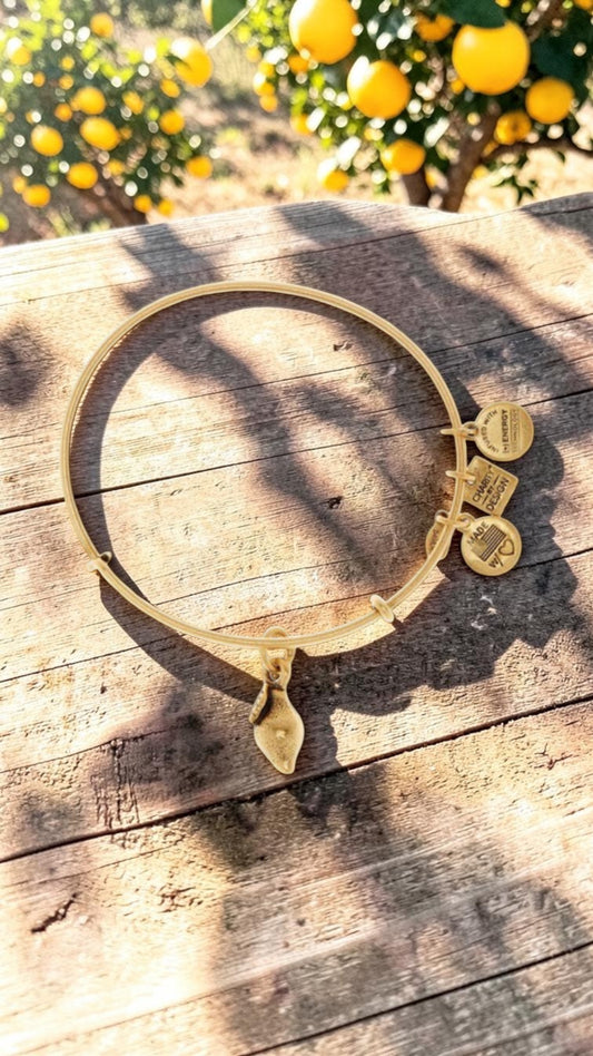 Alex and Ani - Lemon Charm Charm Bangle, Charity to Fund Pediatric Cancer Research
