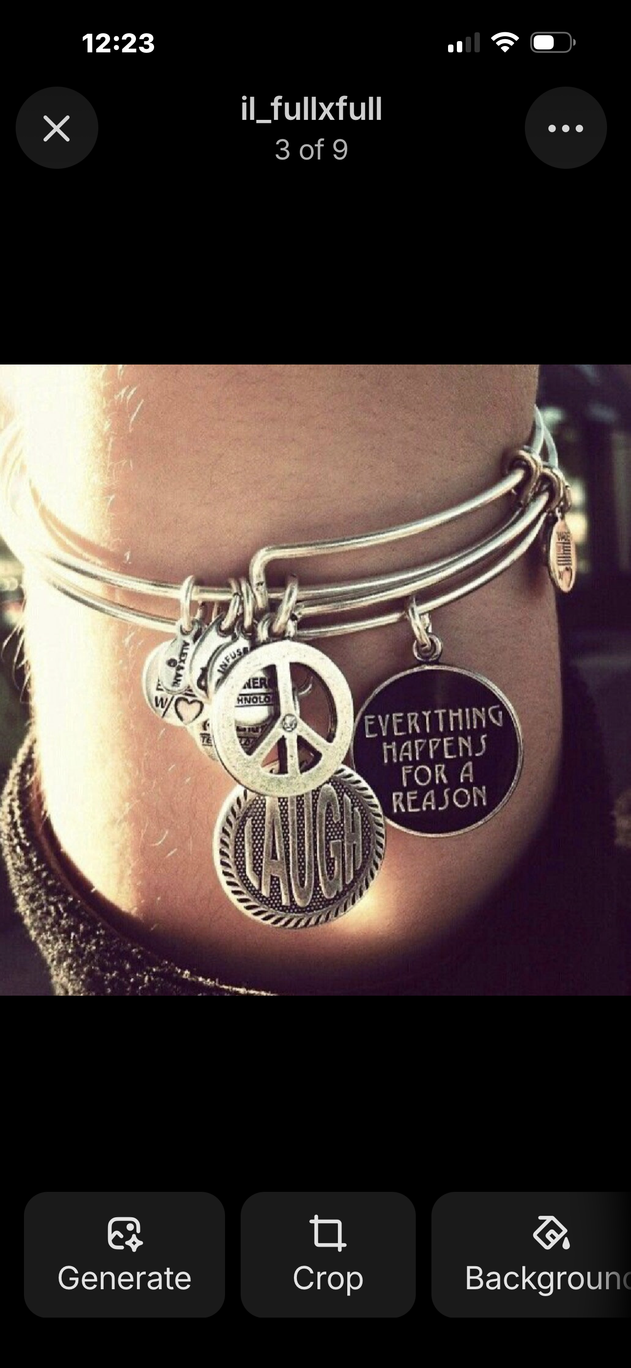 Alex and Ani - “World Peace” Charm Bangle Bracelet
