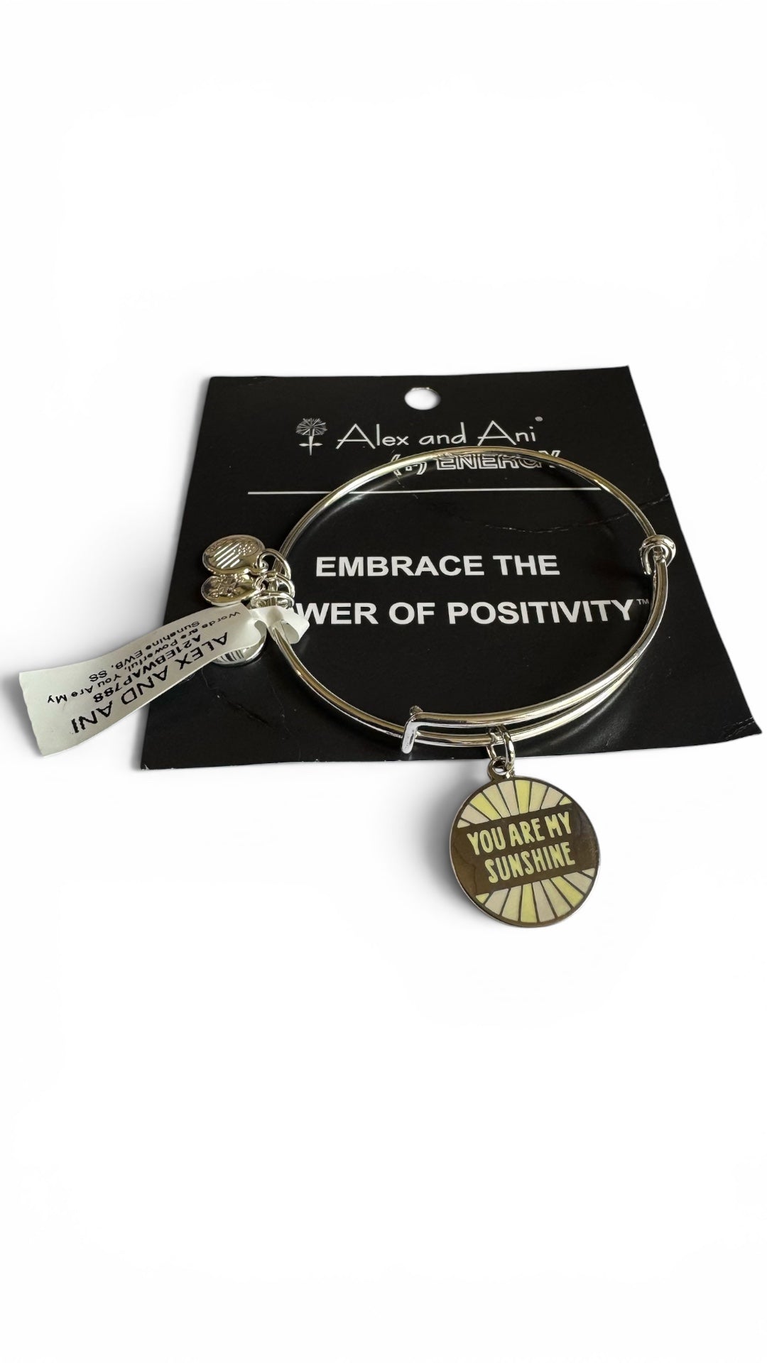 Alex and Ani - “You Are My Sunshine” Charm Bangle Bracelet - 2 Styles
